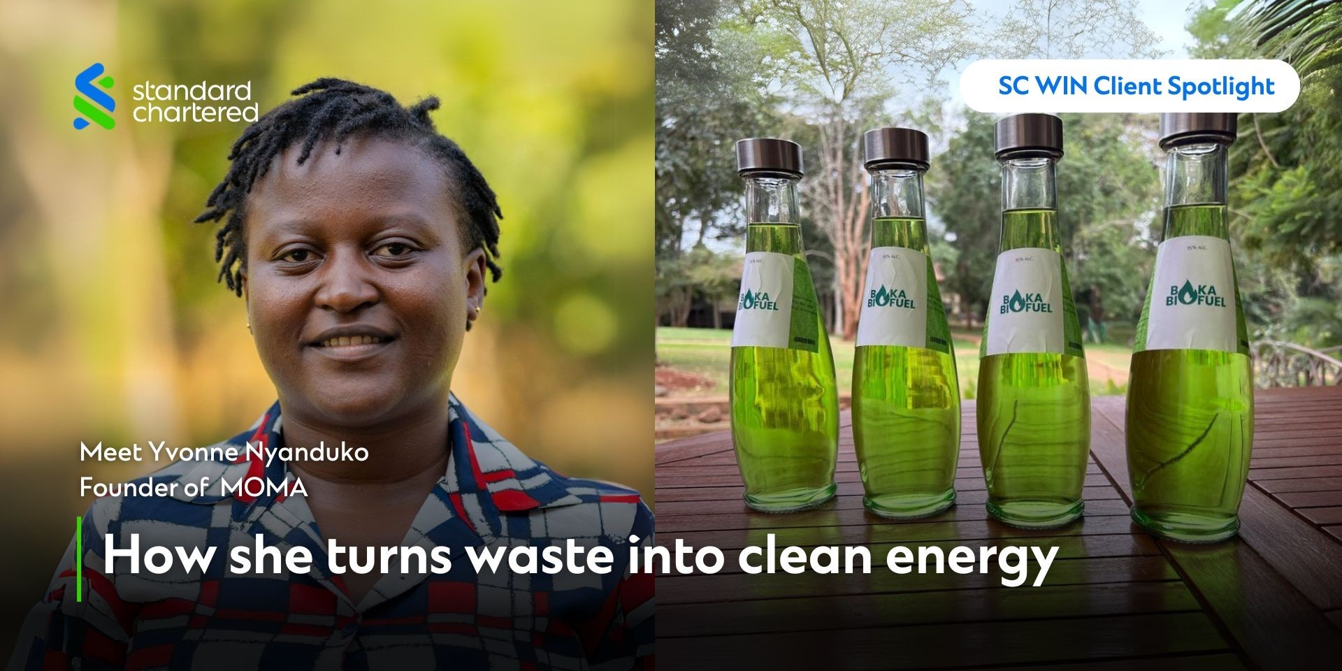 SC WIN Client Spotlight : Yvonne Nyanduko, Kenya